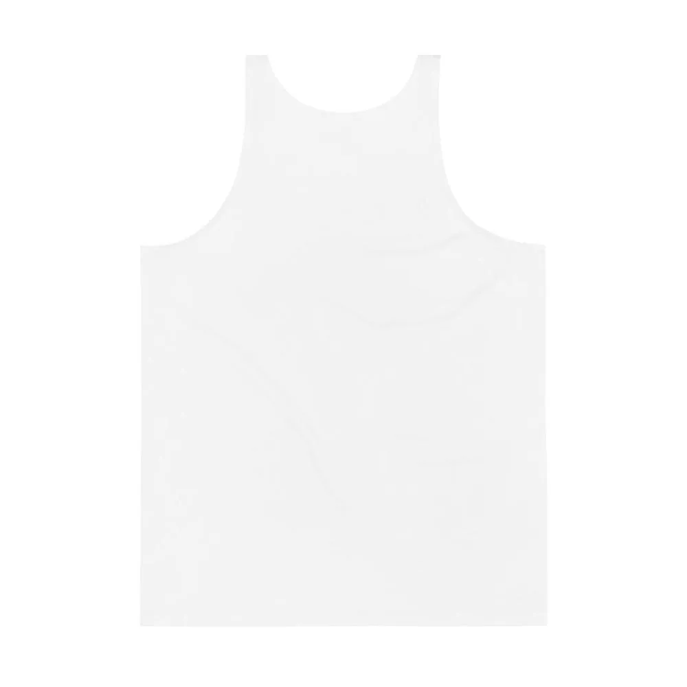 Skull Half Unisex Tank Top By Robert Bowen