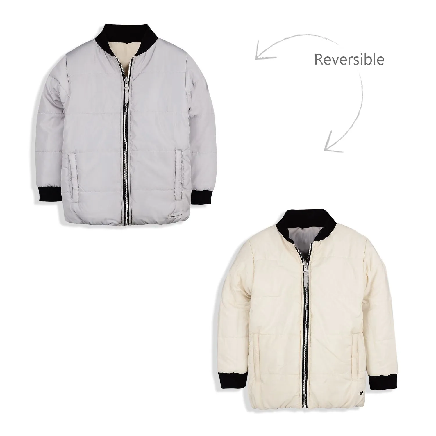 Snowy Bomber Reversible Jacket