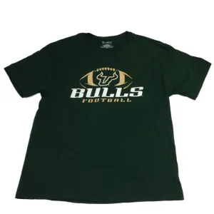 South Florida Bulls Champion Dark Green 2015 Football Schedule SS T-Shirt (L)