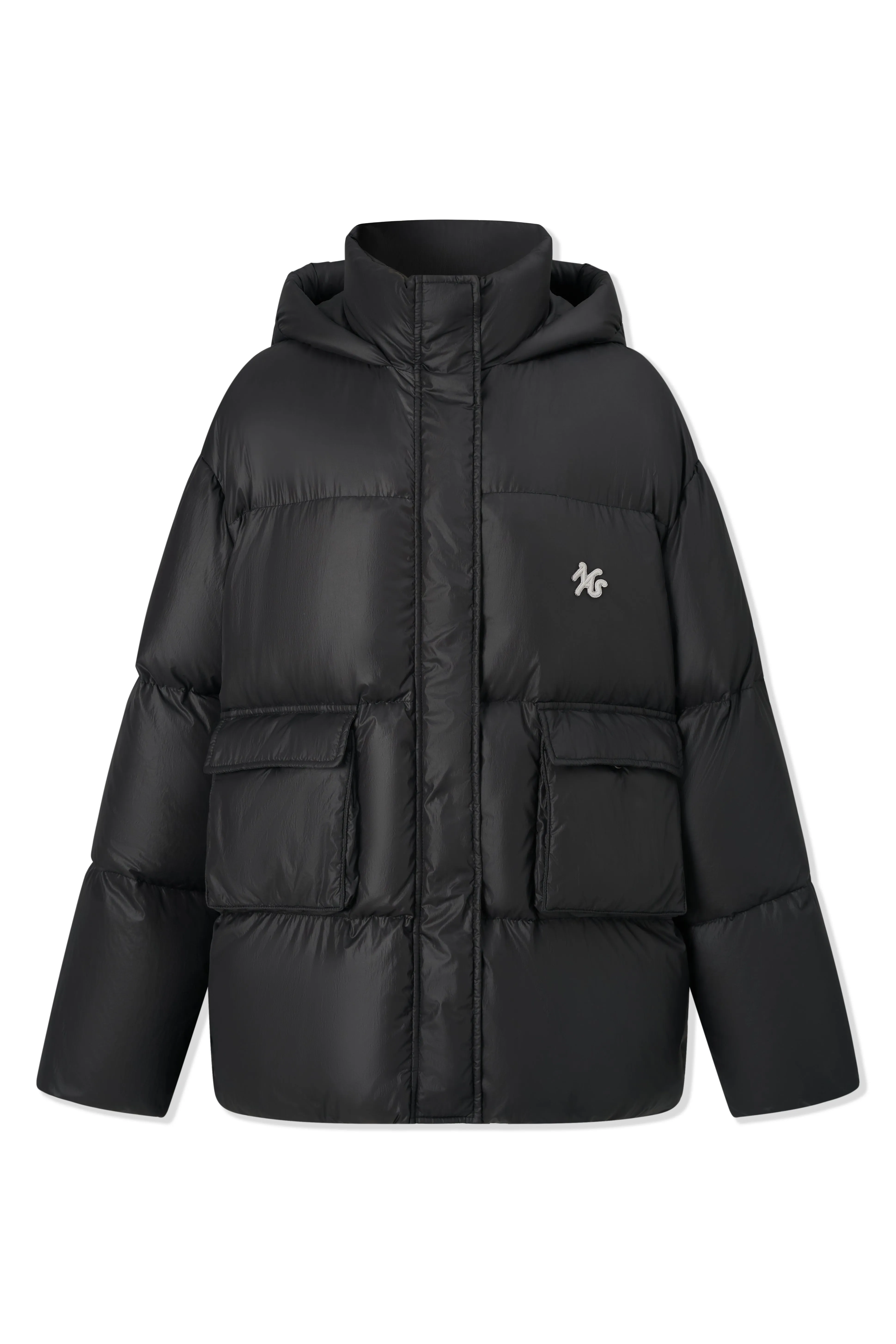 Space Down Jacket In Black