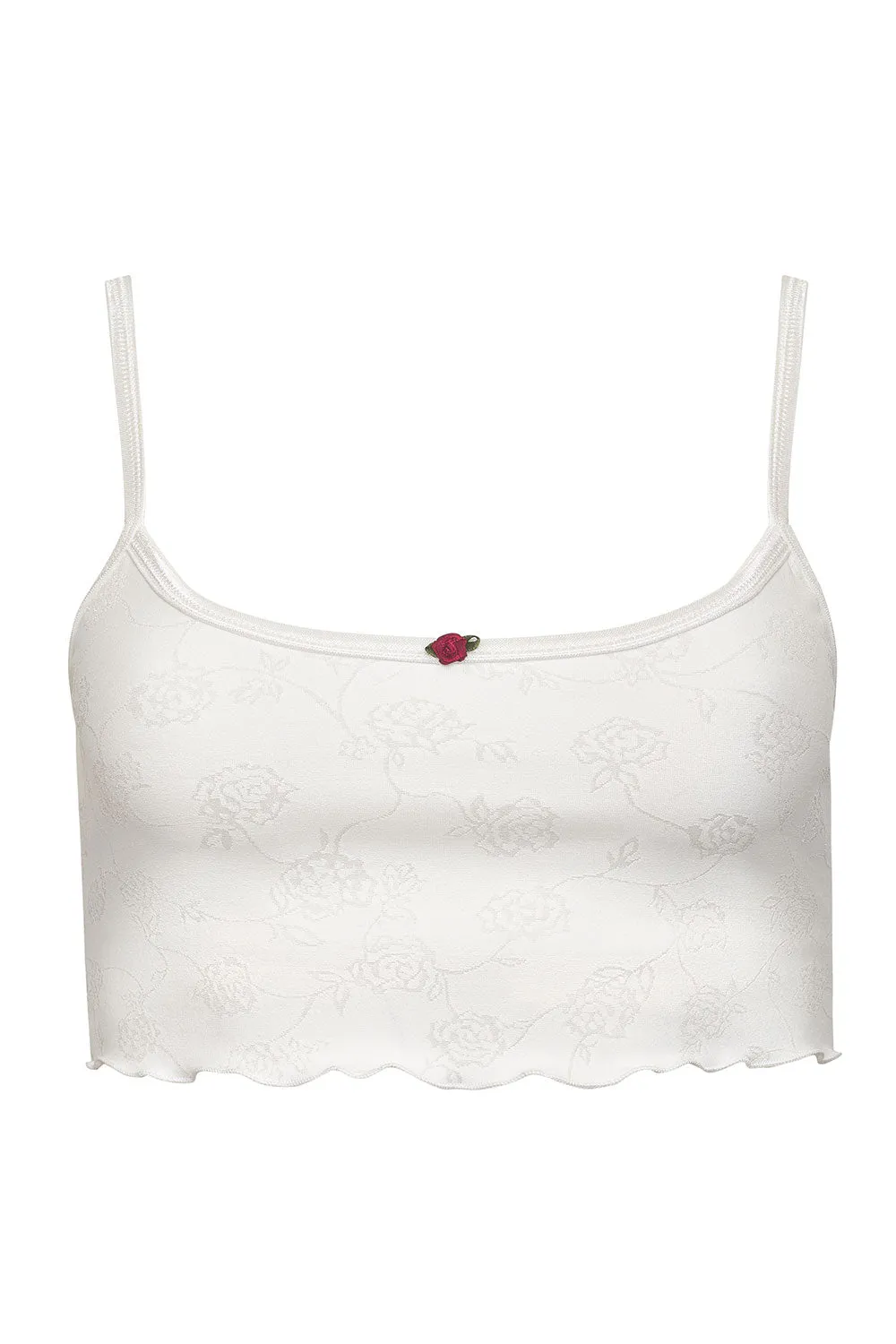 Star Cropped Tank - Moon Flower