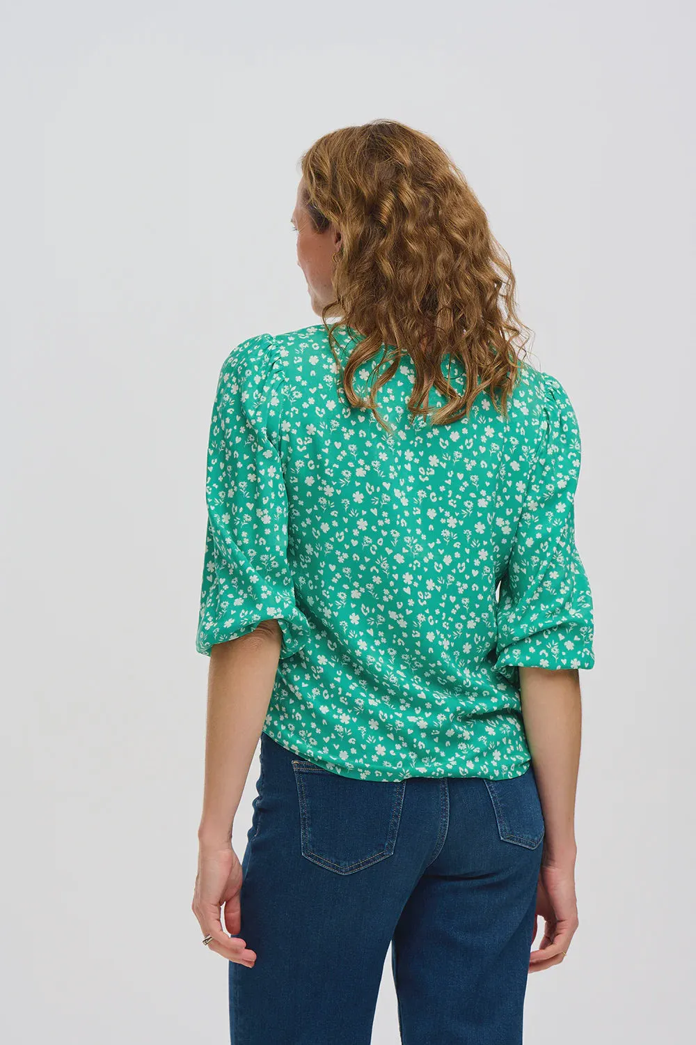 Sugarhill Brighton Wendy Blouse Green