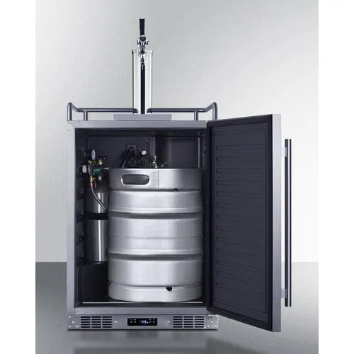 Summit 24" Commercial Built-In Outdoor Kegerator BC74OSCOM