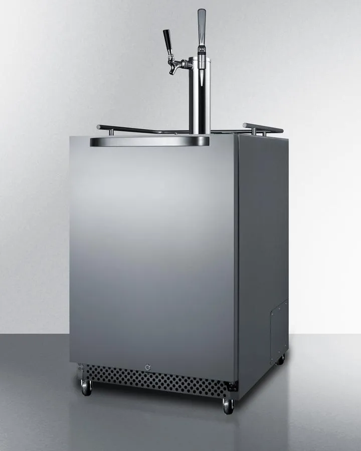 Summit SBC695OSCMTWIN 24" Wide Built-in Outdoor Cold Brew/nitro-infused Coffee Kegerator