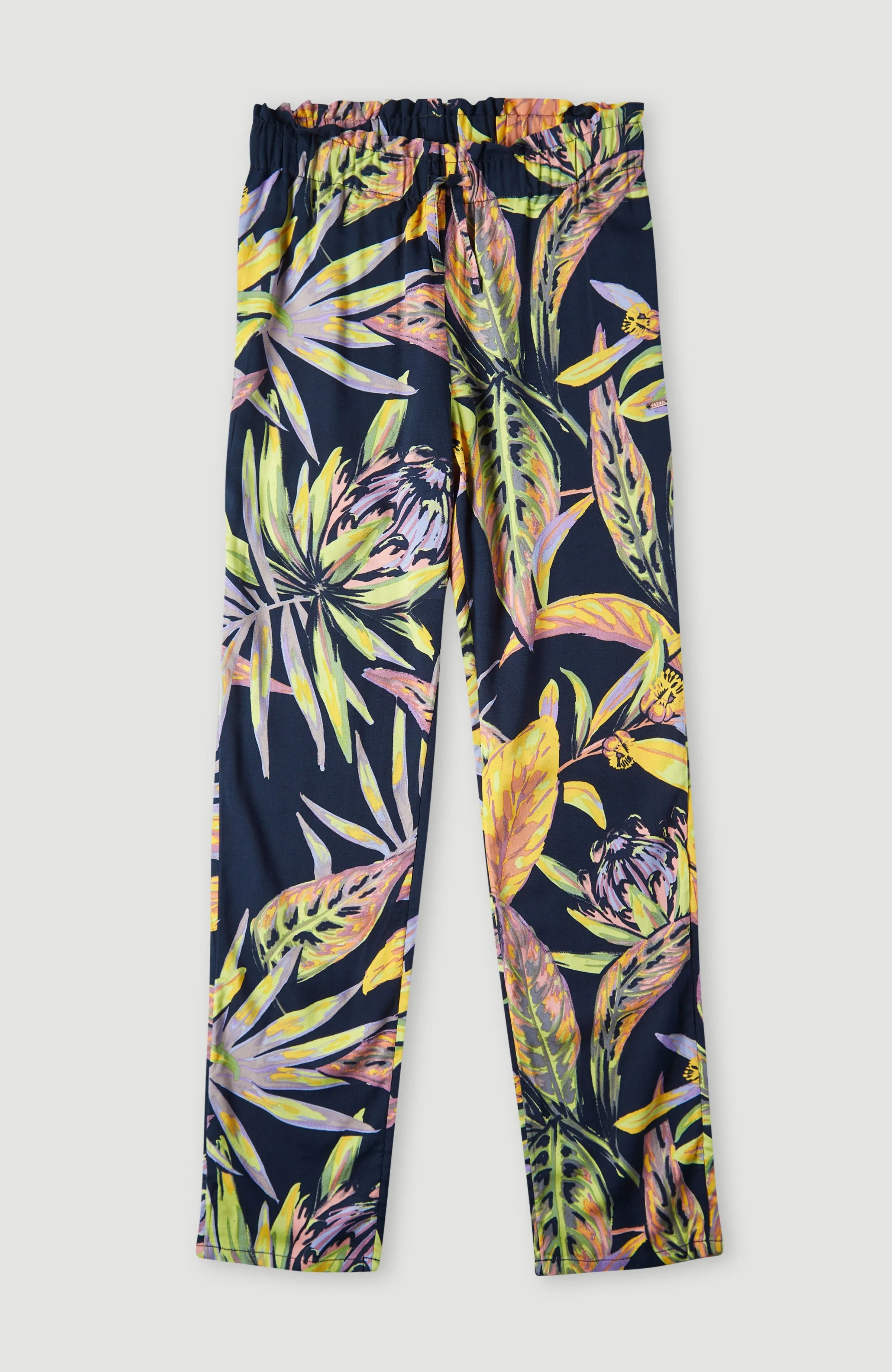 Tamah Beach Pants | Black Tropical Flower