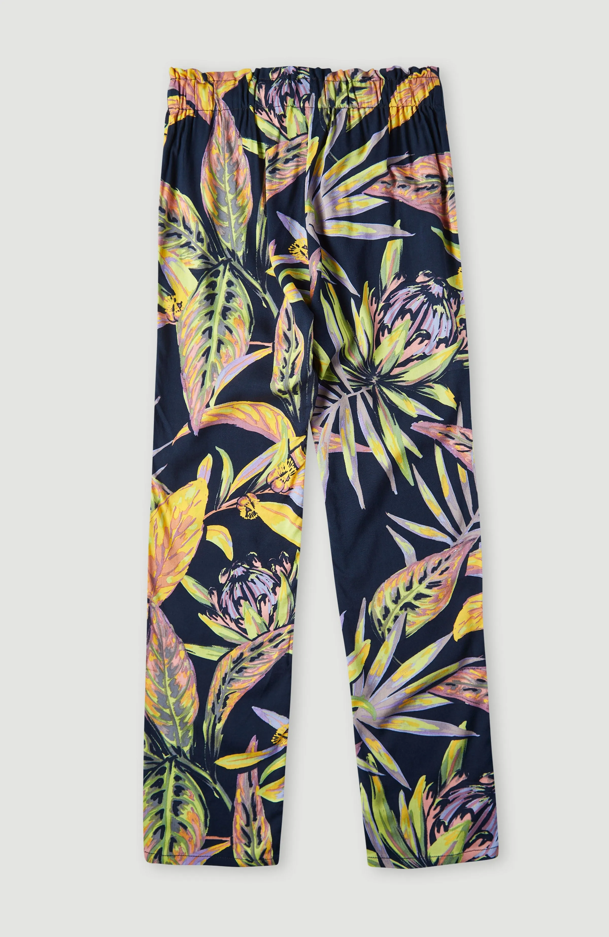 Tamah Beach Pants | Black Tropical Flower