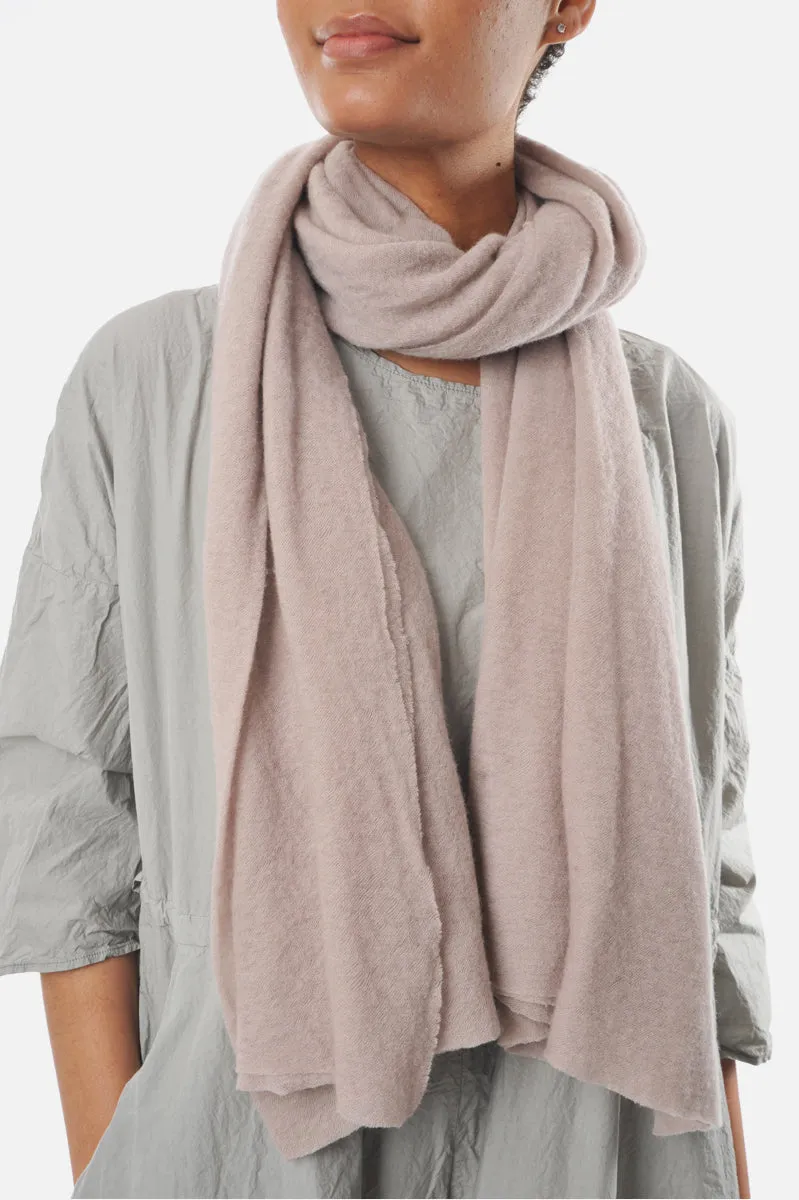 Taupe Classic Knit Cashmere Stole