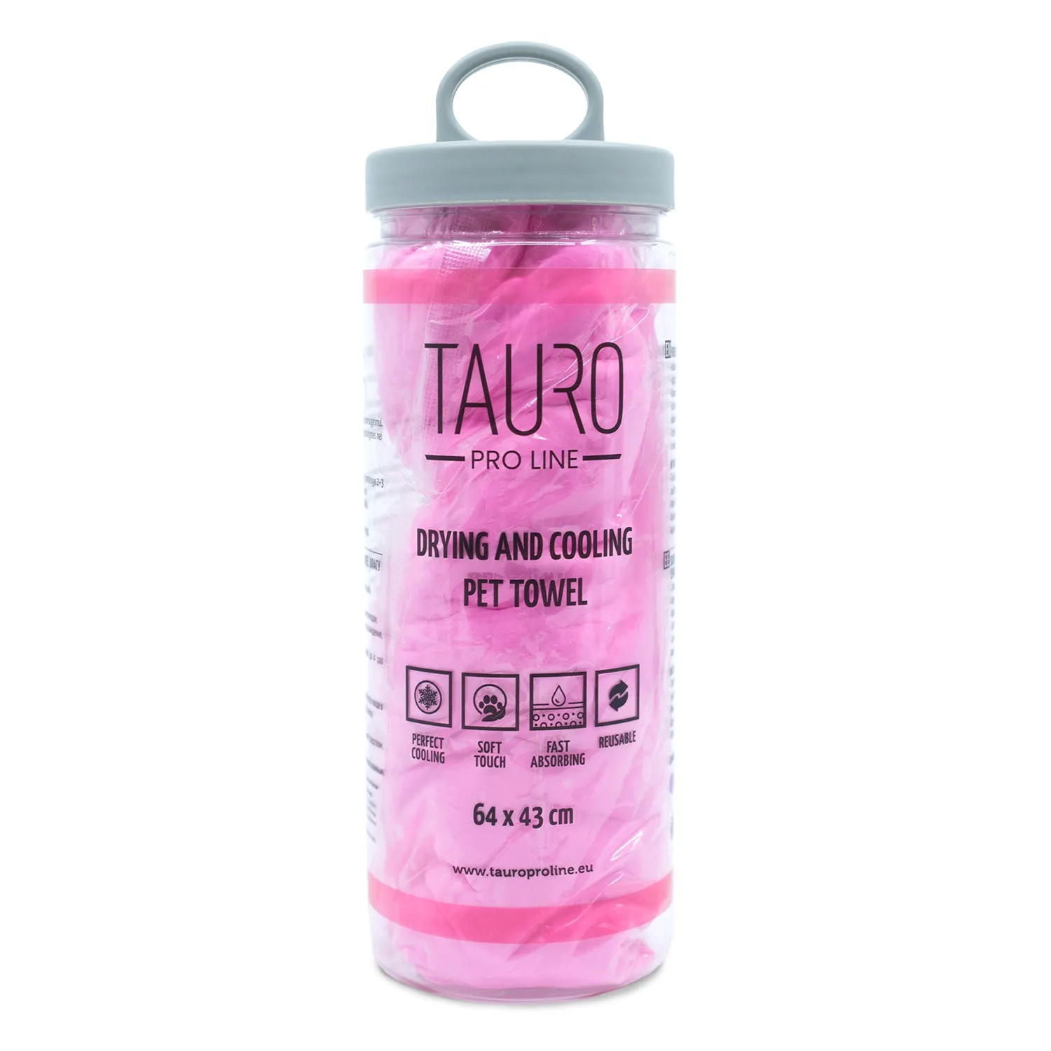 Tauro Pro Line Super Absorbent and Cooling Pet Towel, 25.2x17 in