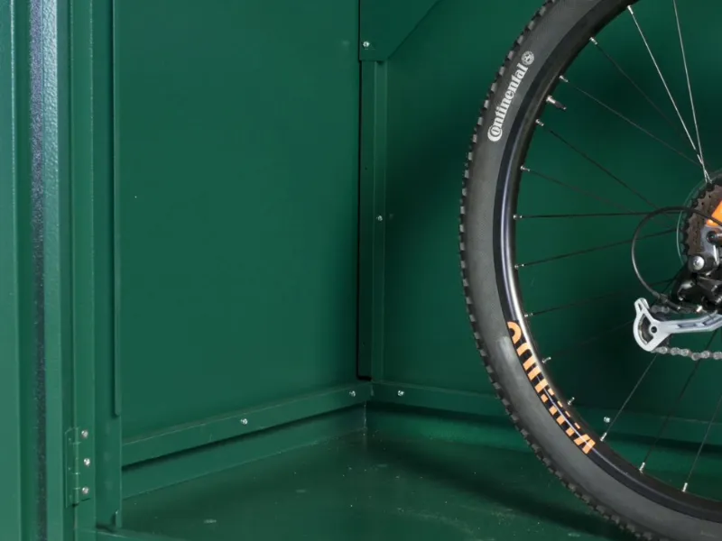 The Access Plus Metal Bike Storage Shed - Store 4 bikes