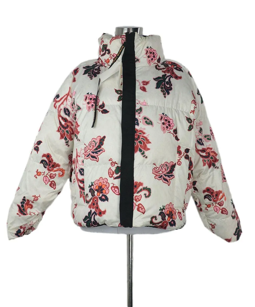 Tory Burch Floral Reversible Coat sz 6