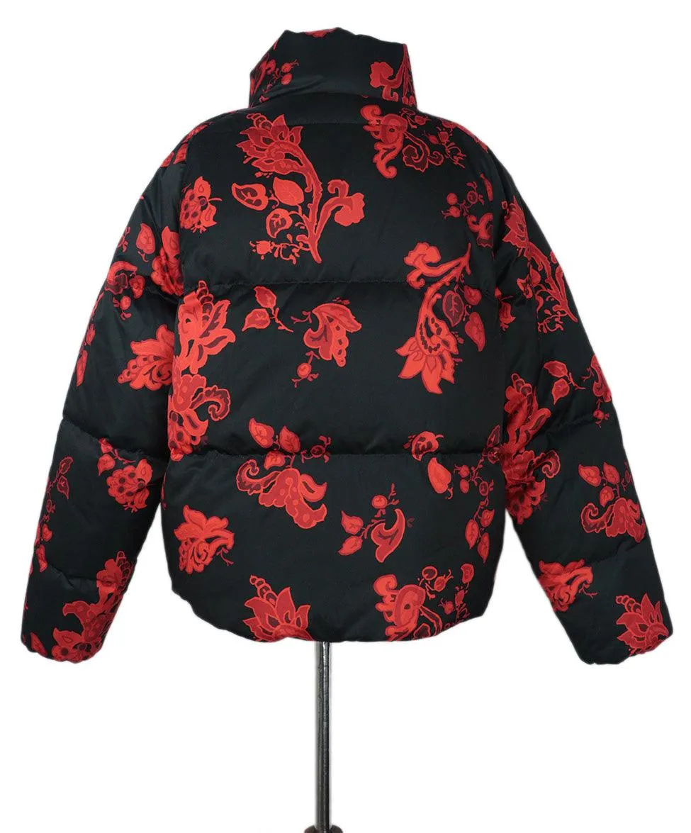 Tory Burch Floral Reversible Coat sz 6