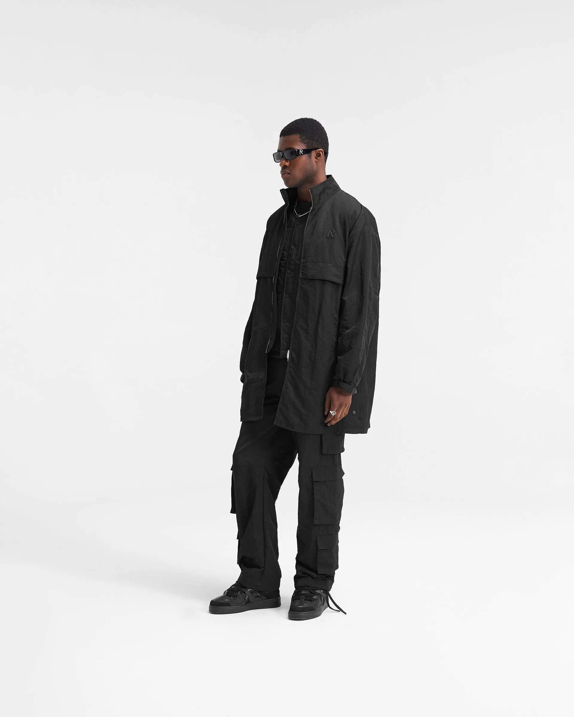 Track Overcoat - Black