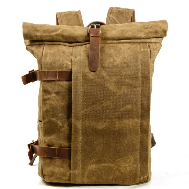 Urban Rider Premium Oil Waxed Canvas Backpack