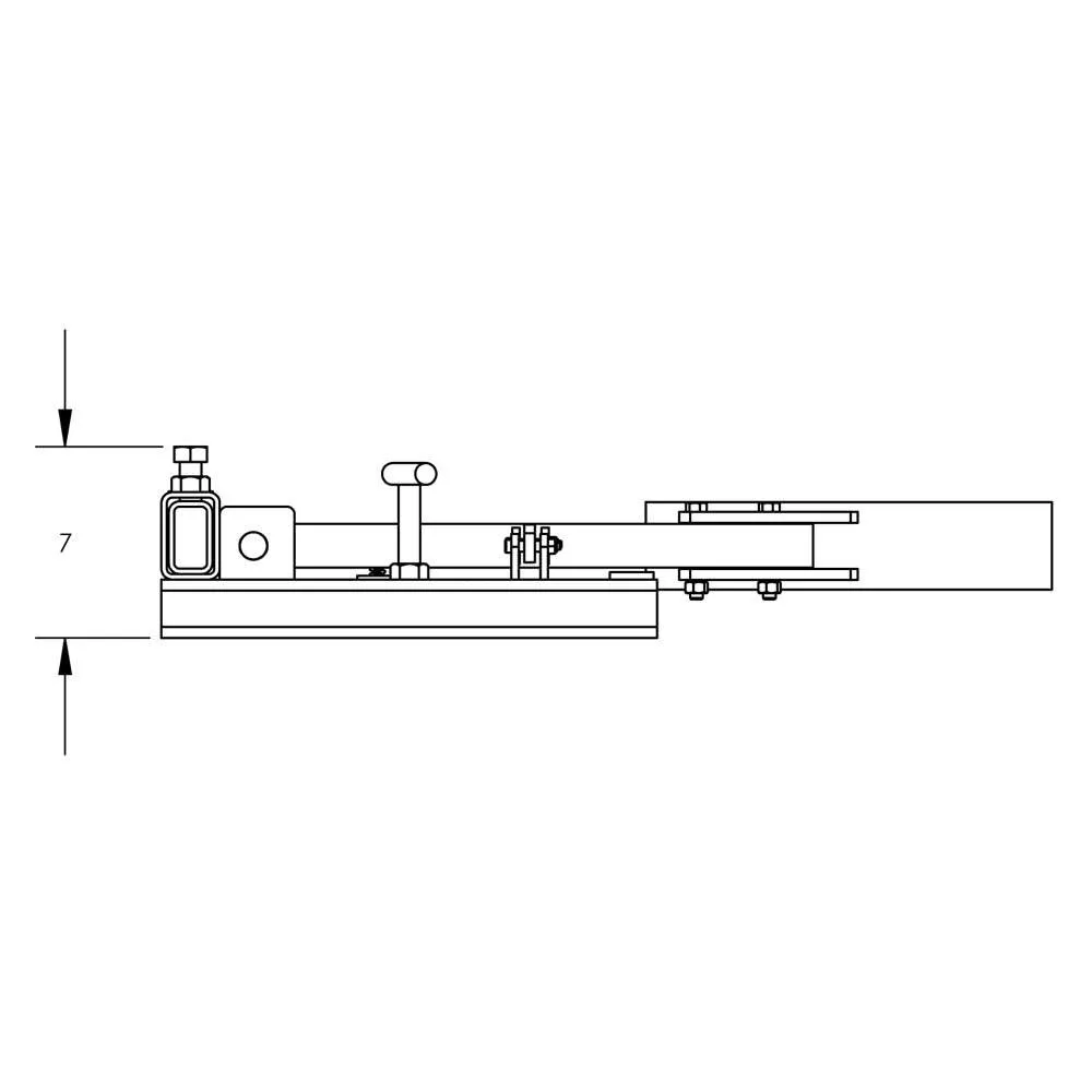 Valley Craft Plastic Drum Grabber Forklift Attachment