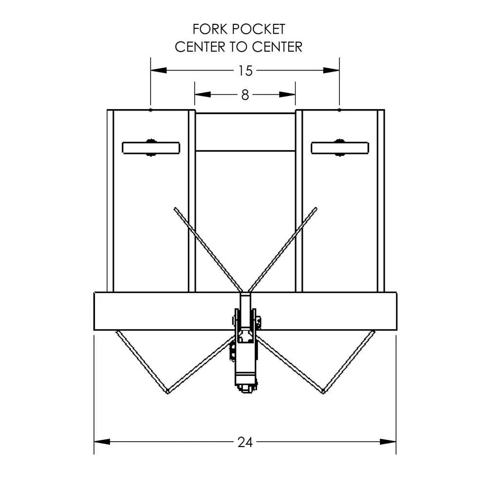 Valley Craft Universal Drum Grabber Forklift Attachments