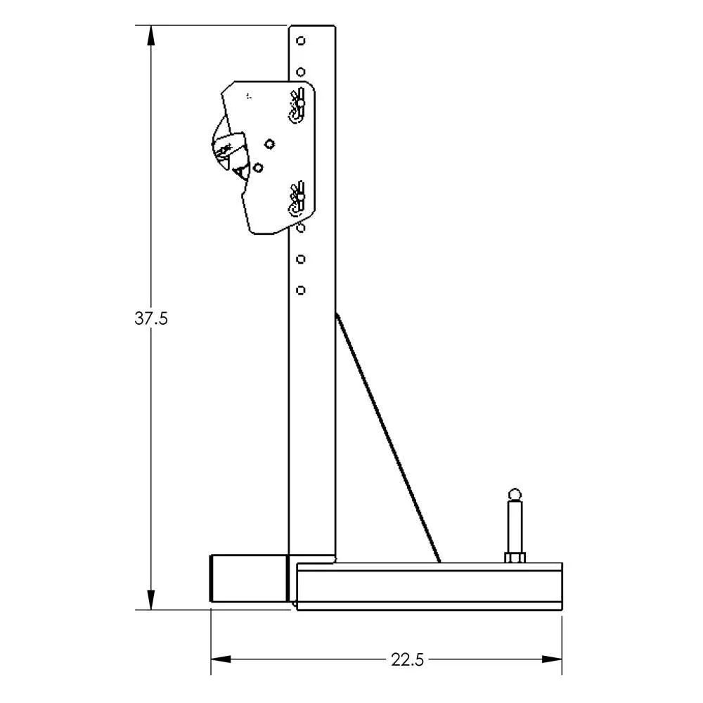 Valley Craft Universal Drum Grabber Forklift Attachments