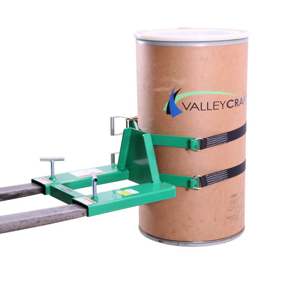 Valley Craft Universal Drum Grabber Forklift Attachments