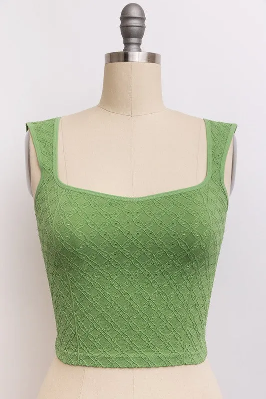 Valley Eyelet Tank Top