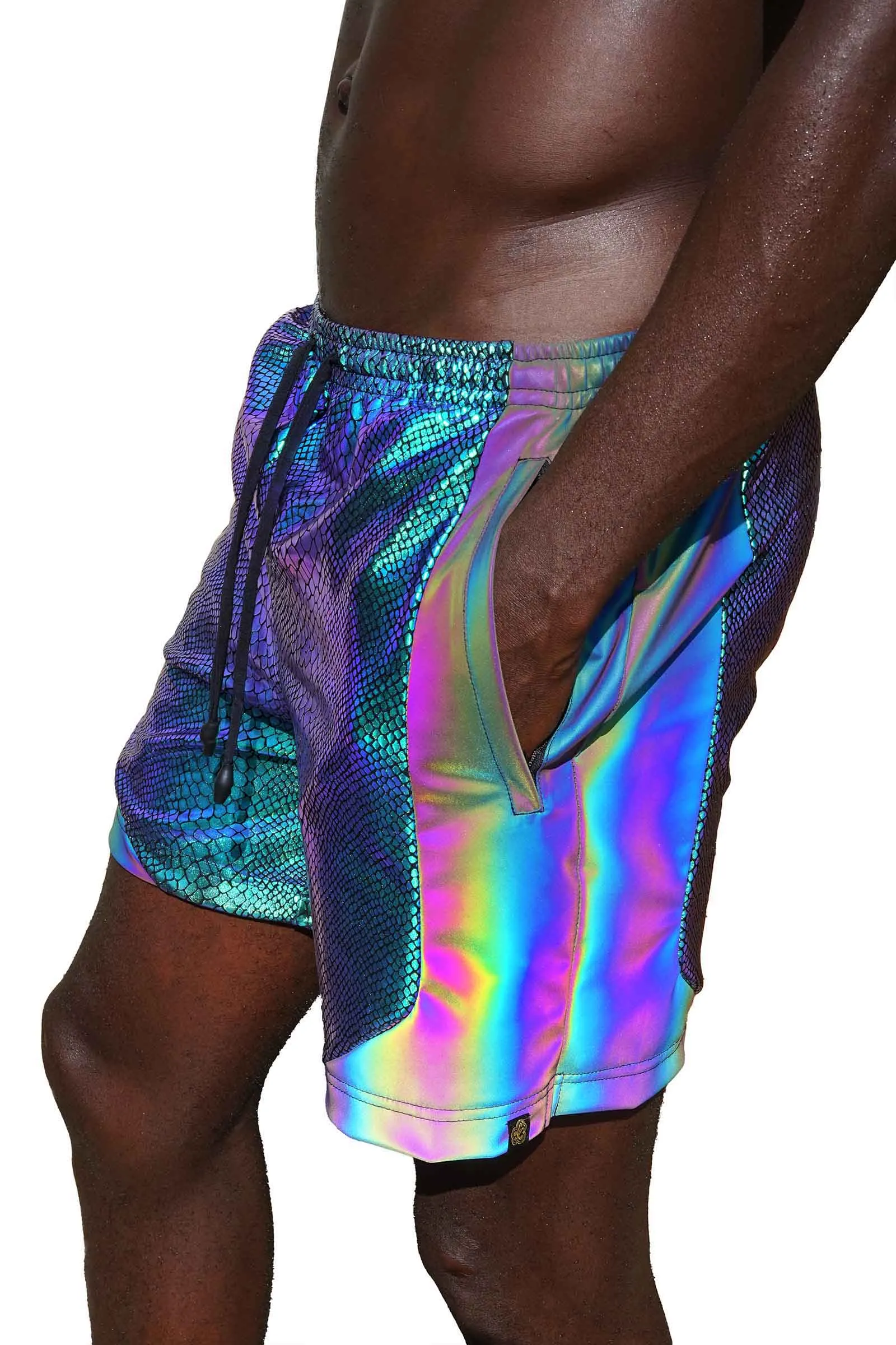 Viper Green Rave Shorts