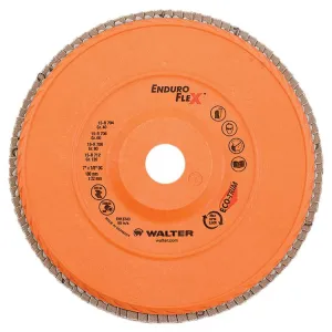 Walter 15R712 7" x 7/8" 120 Grit Enduro-Flex Steel Flap Discs