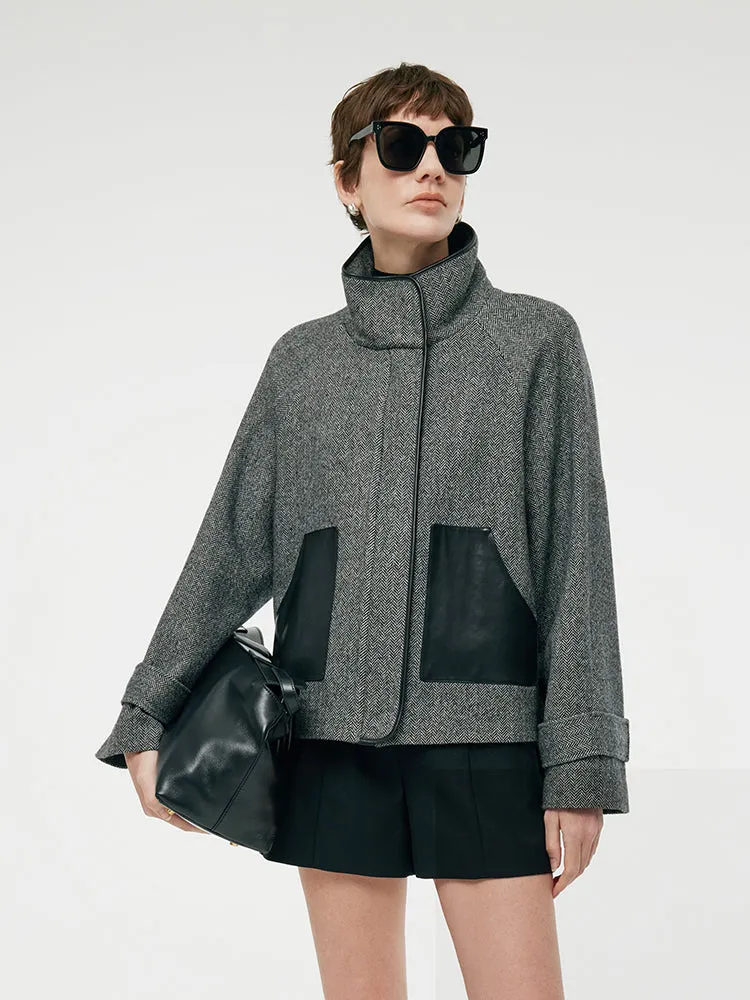 Washable Wool Women Boxy Coat