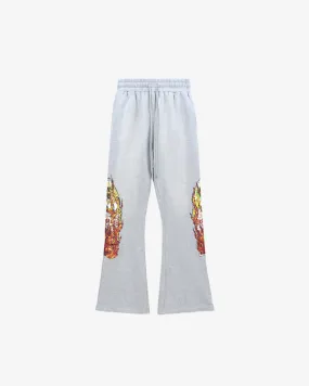 Who Decides War Flare Pants - Grey