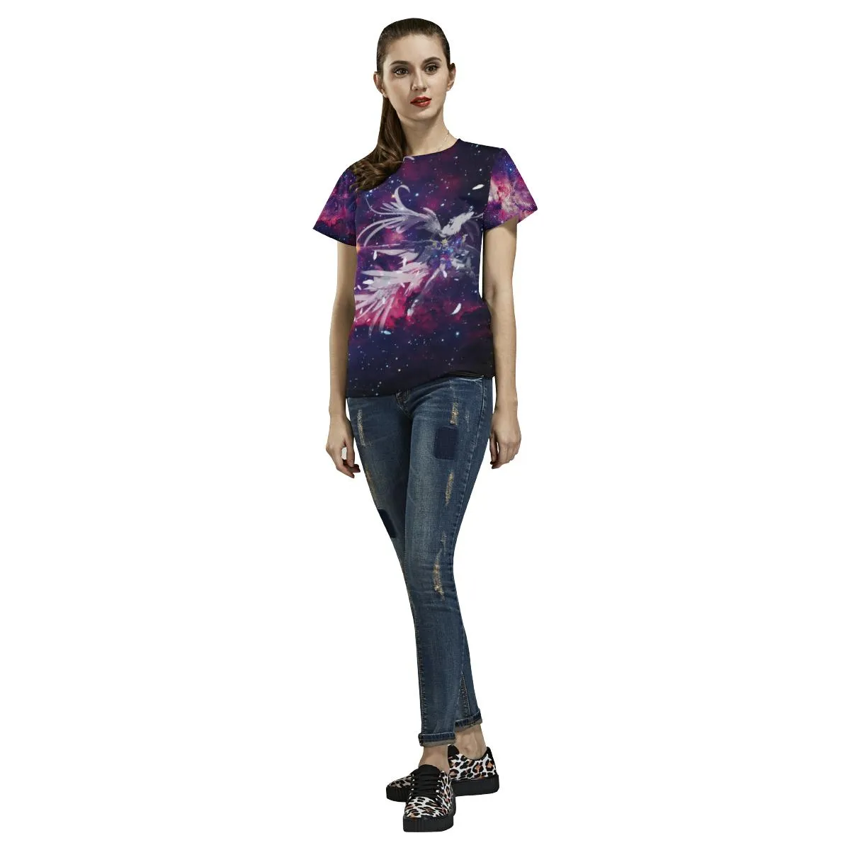 Wing Gundam All Over Print T-Shirt - Womens