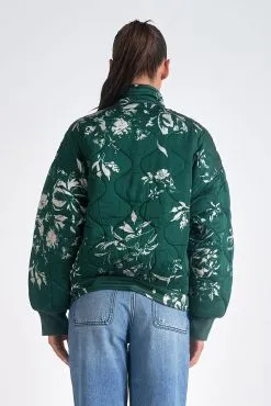 Woman's Elan Jade Print Jacket