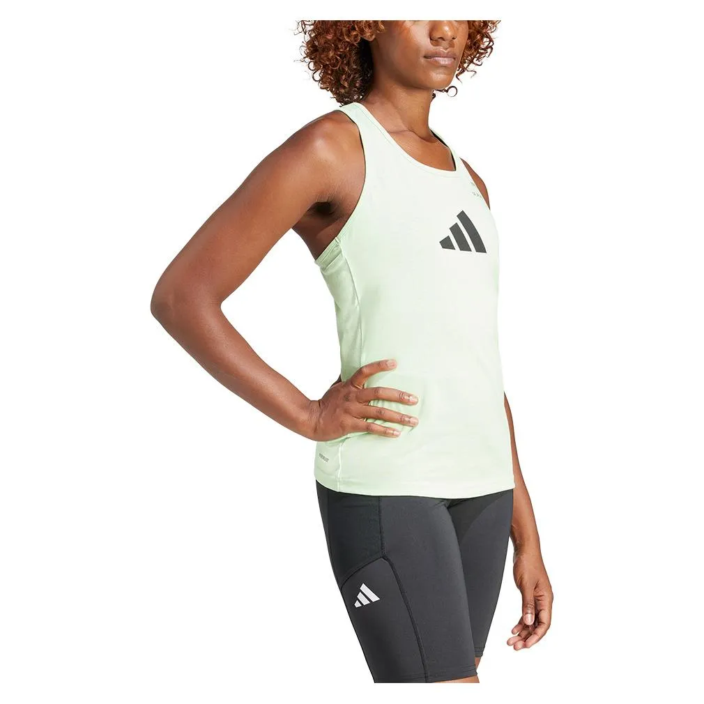 Women's Graphic Tennis Tank Semi Green Spark