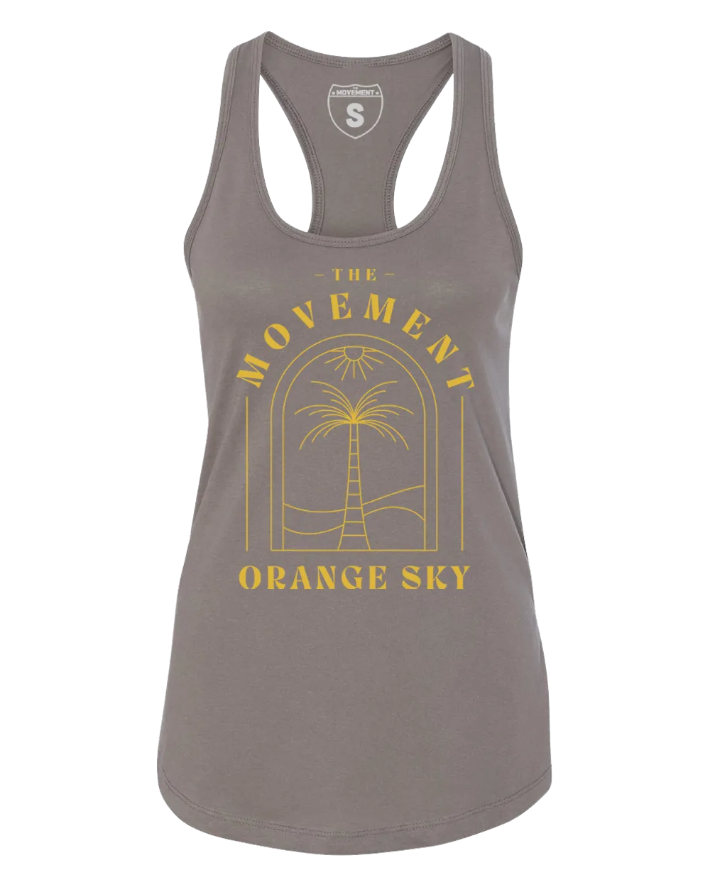 Women's Orange Sky Tank (Gray)