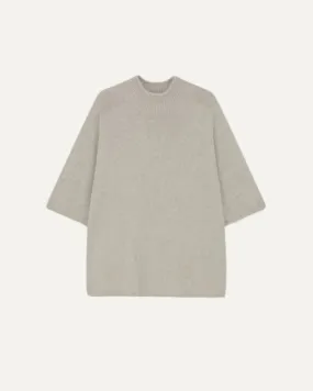 Wool Tee Sweater Half Collar