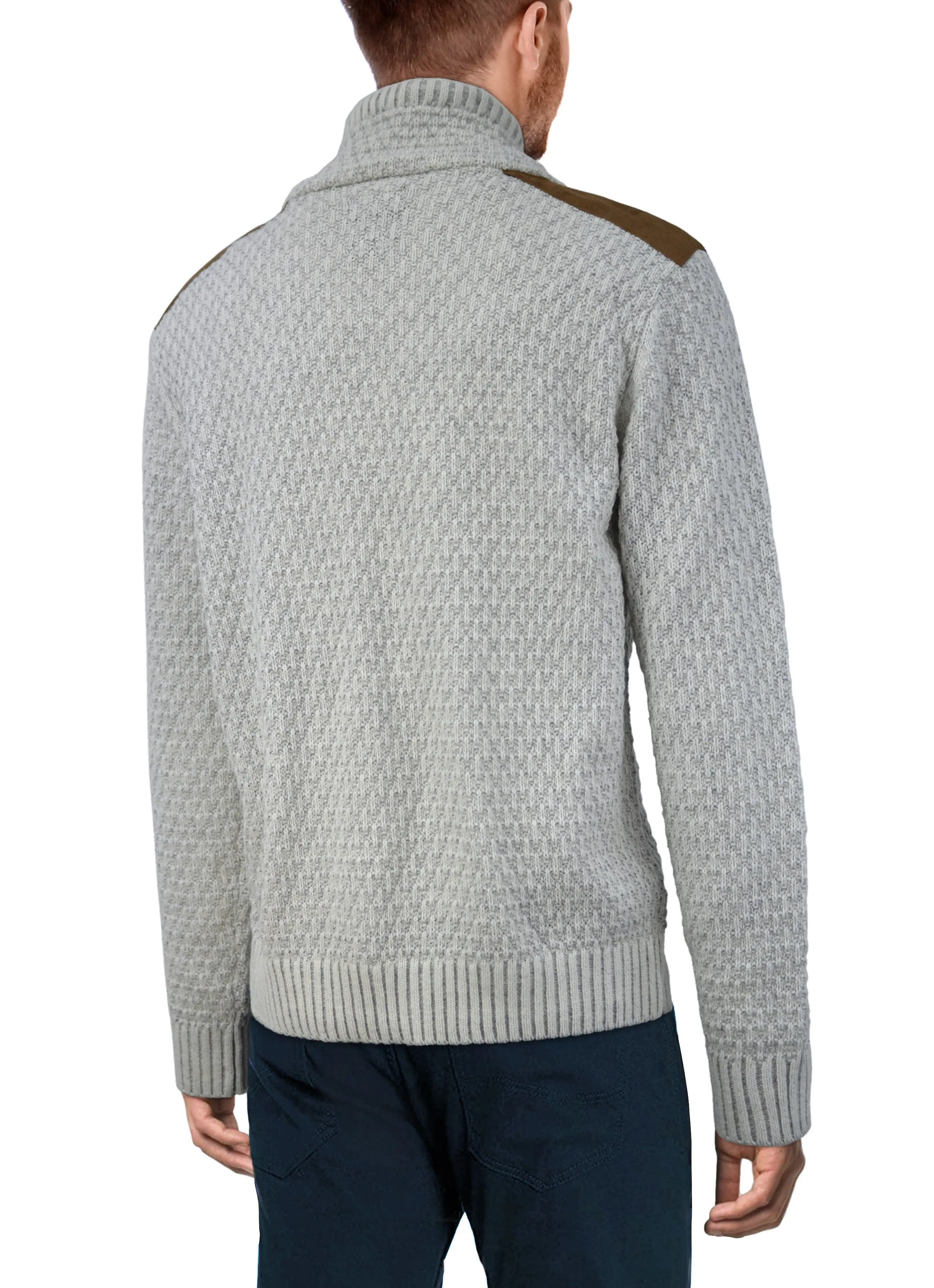 X RAY Men's Casual Knitted Cowl Neck Pullover Sweater