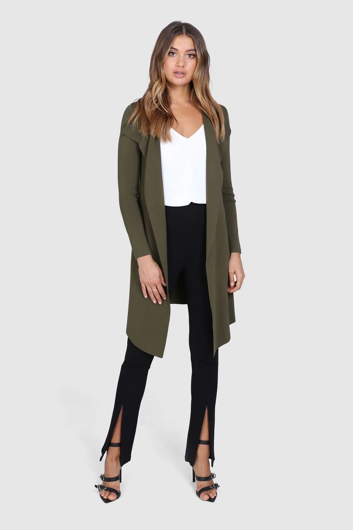 Xander khaki cardigan