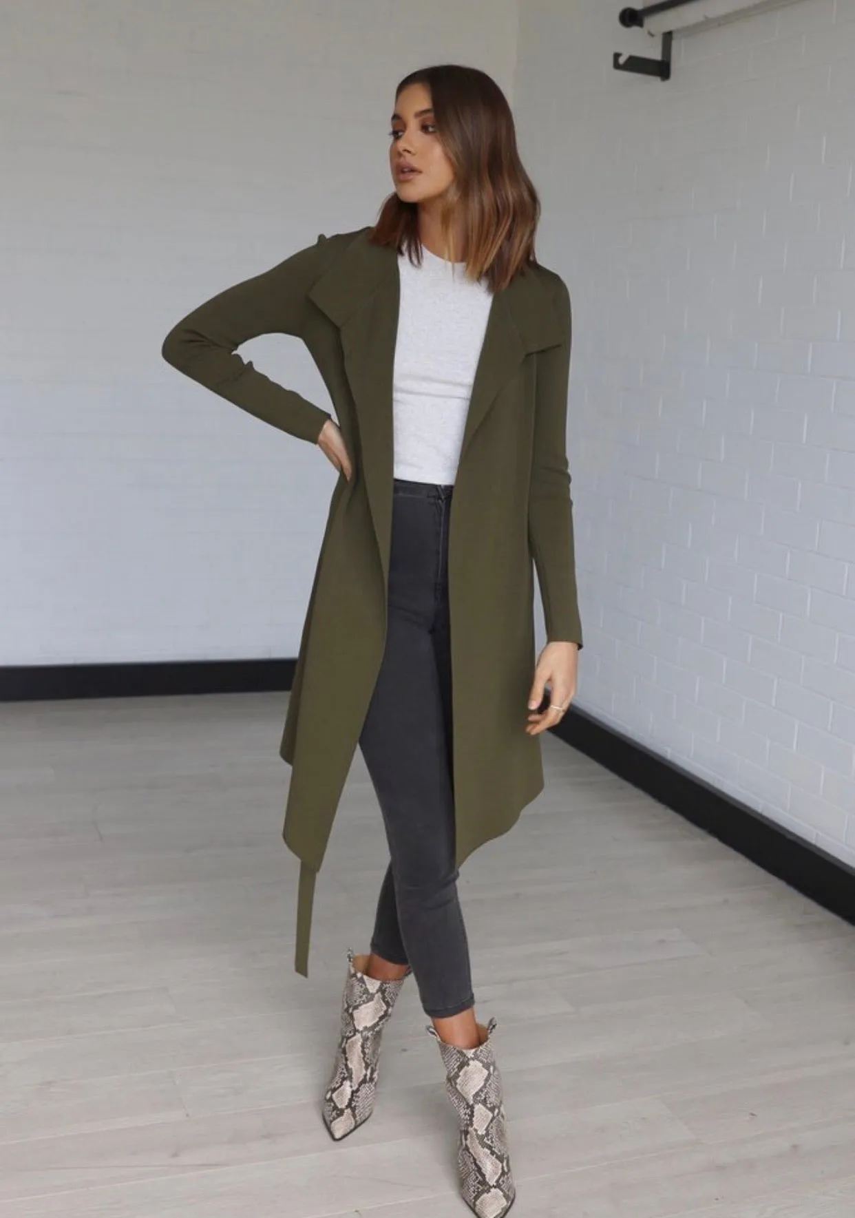 Xander khaki cardigan