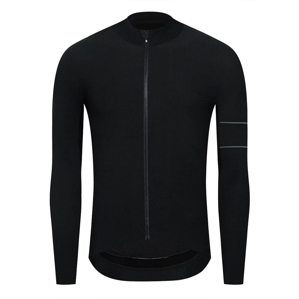 YKYW Men's PRO Team Aero Cycling Jersey Coat Winter 10-20℃ Long Sleeves Race Fit Fleece Thermal 10 Colors