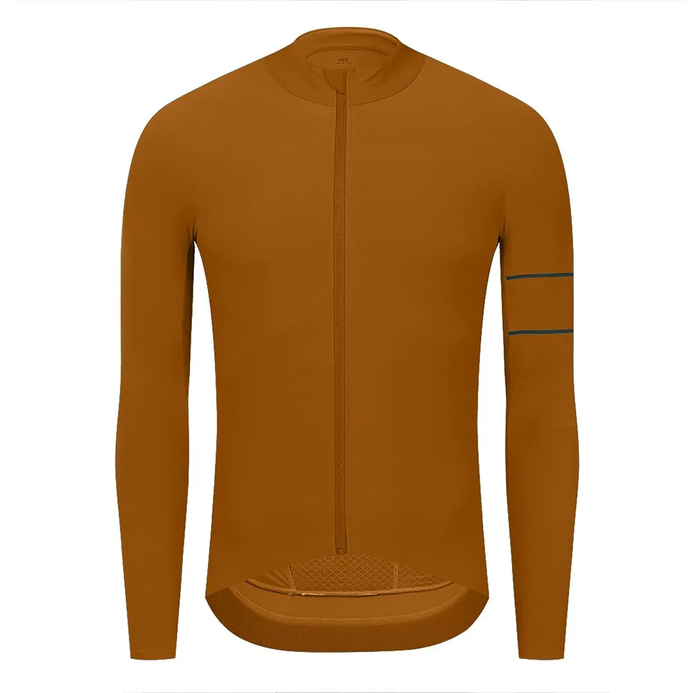 YKYW Men's PRO Team Aero Cycling Jersey Coat Winter 10-20℃ Long Sleeves Race Fit Fleece Thermal 10 Colors