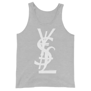 YSL Money Dollar Yen Pound Tank Top