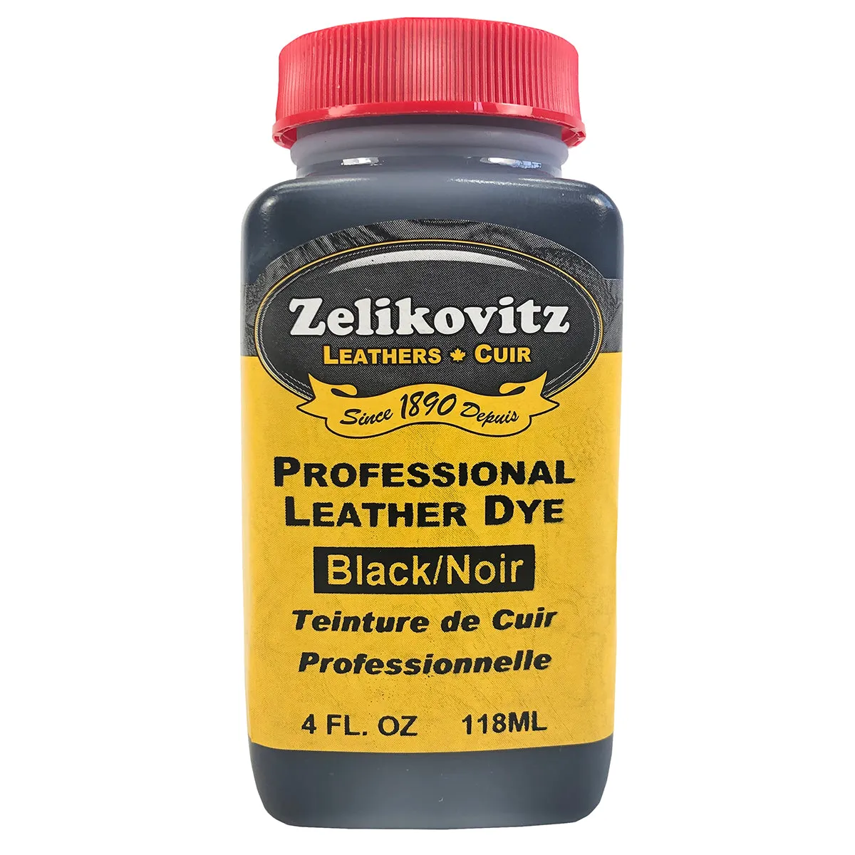 Zeli Pro Waterbased Leather Pigment Dye 4 Ounce Bottles